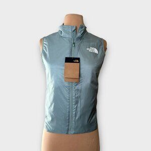 NWT North Face Lightweight Hiking Vest XS Silver Blue Mint Women NEW Hike Run